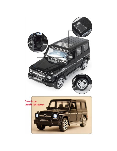 Coche de Juguete G65 AMG Negro 1:32 con Luz y Sonido