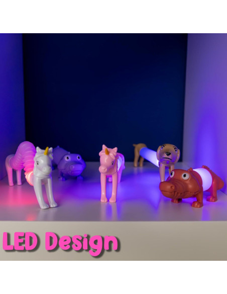 Paquete de 10 Tubos LED Boxgear para Niños - Juguetes Sensoriales Paquete de 10 Tubos LED Boxgear para Niños - Juguetes Sensoriales