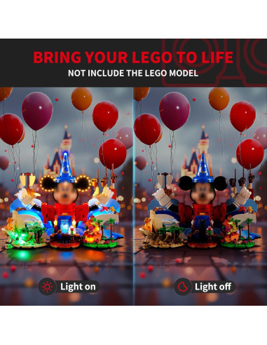 Kit de Luz LED BRIKSMAX para Lego Magia de Disney 21352