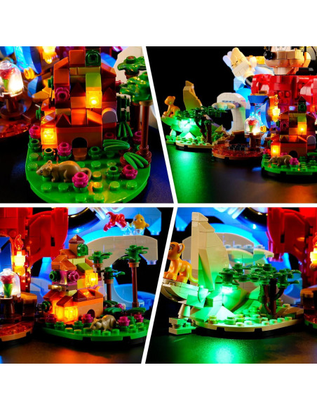 Kit de Luz LED BRIKSMAX para Lego Magia de Disney 21352 Kit de Luz LED BRIKSMAX para Lego Magia de Disney 21352
