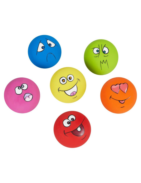 Juguete para Perro Xinyun 6 Pelotas Squeaky Caucho Suave Juguete para Perro Xinyun 6 Pelotas Squeaky Caucho Suave