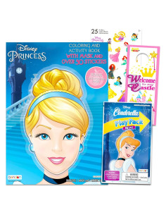 Conjunto de Libros para Colorear Cenicienta Disney - 2 Libros
