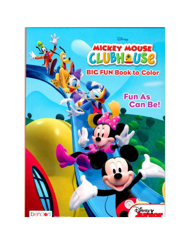 Conjunto de Libros para Colorear Disney Mickey Minnie - 4 Libros