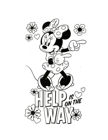 Conjunto de Libros para Colorear Disney Mickey Minnie - 4 Libros
