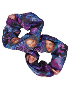 Scrunchies Disney Descendants 3 - Paquete de 4 - Azul y Púrpura