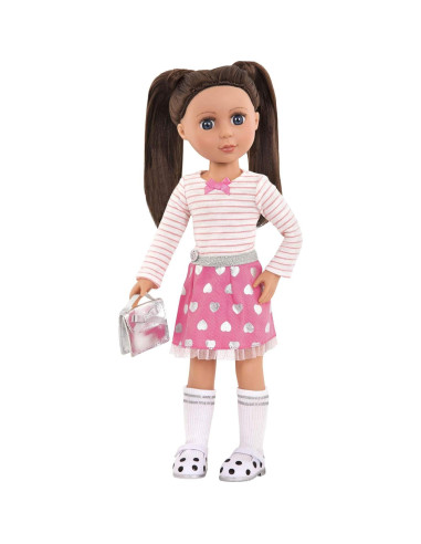 Conjunto Deluxe Chicas Brillantes - Falda y Top 35.6 cm