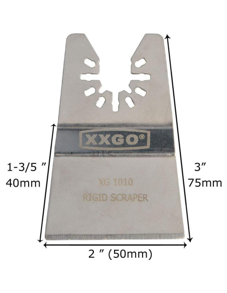 Cuchillas Raspador Rígido Universal XXGO - Acero Inoxidable - 2 Pcs Cuchillas Raspador Rígido Universal XXGO - Acero Inoxidable - 2 Pcs