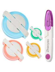 Set de Makers de Pompones Zhaoyao 4 Tamaños con Tijeras