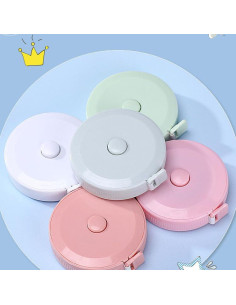 Paquete de 5 cintas métricas retráctiles STAMI PLET 150 cm 2