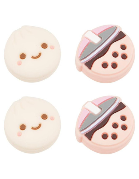 Agarraderas de Pulgar GORGECRAFT para Switch OLED Lite 4Pcs Agarraderas de Pulgar GORGECRAFT para Switch OLED Lite 4Pcs