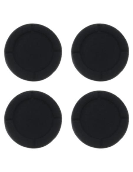 4 Tapas de Repuesto para Joystick LBTODH Negro para Nintendo Switch