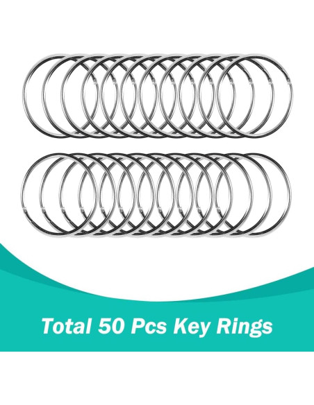 100 Ganchos Giratorios de Llaveros Segauin 32mm Plata 100 Ganchos Giratorios de Llaveros Segauin 32mm Plata