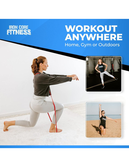 Bandas de Resistencia Iron Core Fitness - Set 3 Unidades Bandas de Resistencia Iron Core Fitness - Set 3 Unidades