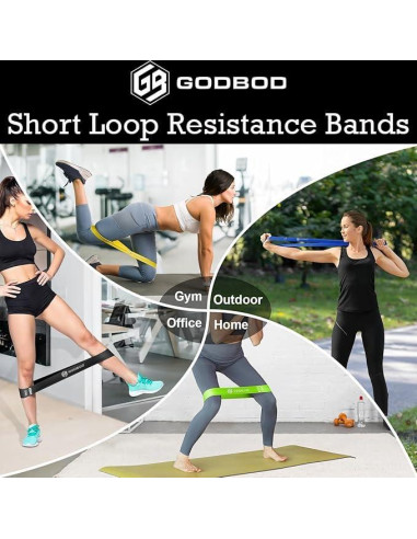 Conjunto de Bandas de Resistencia GODBOD GDBD-SRB1 - 5 Niveles