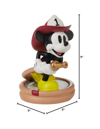 Figurita Mickey Mouse Bombero Precious Moments 12,7 cm