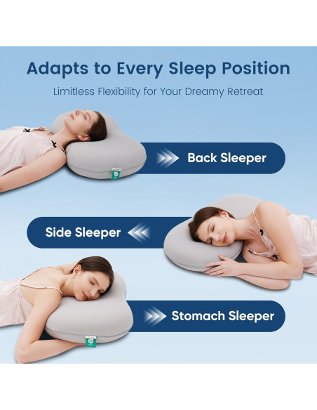 Almohada de Enfriamiento Elegear con Resortes M Gris Almohada de Enfriamiento Elegear con Resortes M Gris