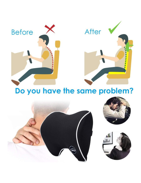 Almohada de Soporte para Cuello ICOMFYWAY - Espuma de Memoria Almohada de Soporte para Cuello ICOMFYWAY - Espuma de Memoria