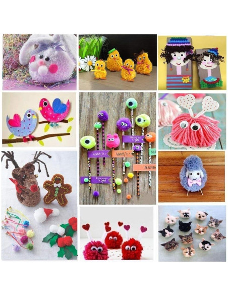 Fabricante de Pompones RRigo 4 Tamaños + Accesorios de Tejido Fabricante de Pompones RRigo 4 Tamaños + Accesorios de Tejido
