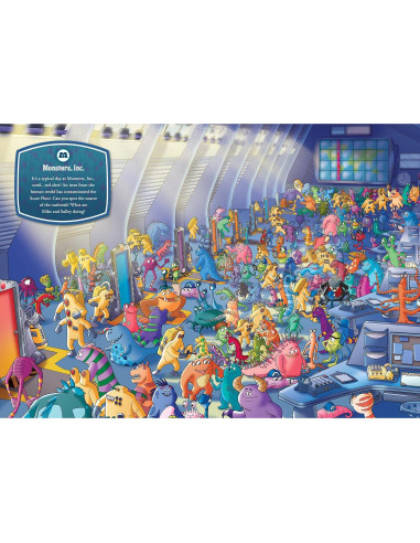 Disney - Toy Story, Moana, Monsters Inc., and More! - Who Do You See? Look and Find Activity Book - PI Kids