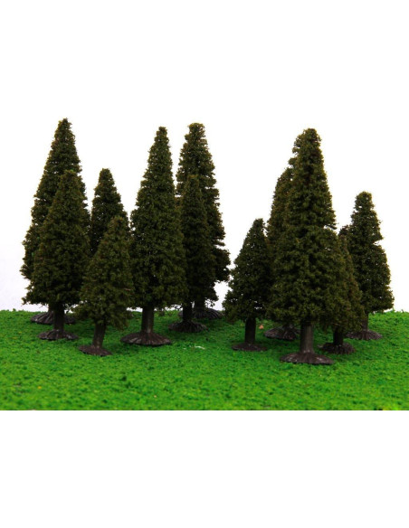 15 Árboles de Cedro Modelo Paisaje Verde Genérico 15 Árboles de Cedro Modelo Paisaje Verde Genérico