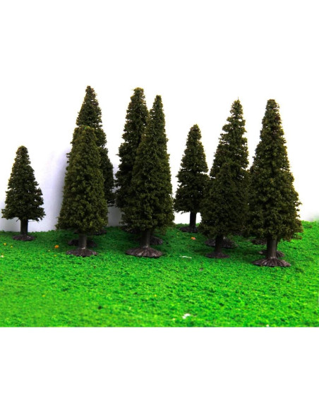 15 Árboles de Cedro Modelo Paisaje Verde Genérico 15 Árboles de Cedro Modelo Paisaje Verde Genérico