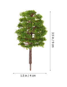 Modelo de Árboles Hechos a Mano SEWACC 20pcs 9cm 2