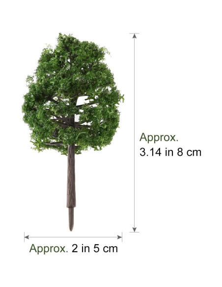 22 Árboles de Modelo Wakauto para Escenografía 8,99 cm 22 Árboles de Modelo Wakauto para Escenografía 8,99 cm