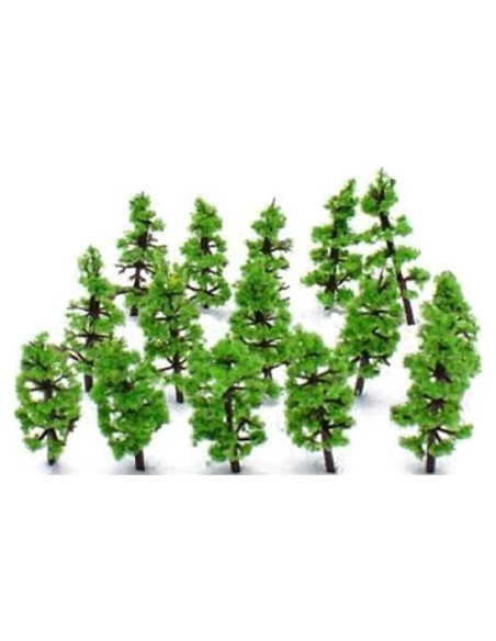 100 Árboles Modelo Falsos Amosfun para Diorama 4x1x2 cm 100 Árboles Modelo Falsos Amosfun para Diorama 4x1x2 cm