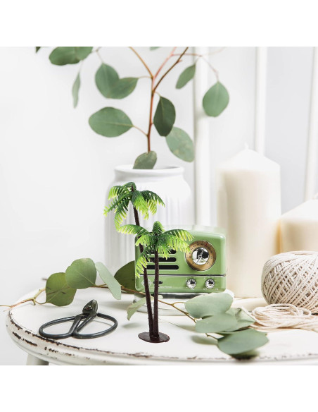 SUPVOX Mini Árbol de Palma 3pcs Decoración Jardín 12cm SUPVOX Mini Árbol de Palma 3pcs Decoración Jardín 12cm