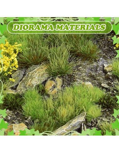 Mechones de Hierba Estática Warmtree para Dioramas 1.52 cm