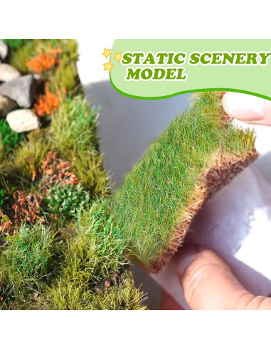 Mechones de Hierba Estática Warmtree para Dioramas 1.52 cm