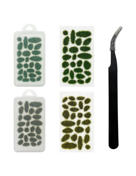 51 PCS Hierba Estática Attuslla Estilo B para Dioramas 51 PCS Hierba Estática Attuslla Estilo B para Dioramas