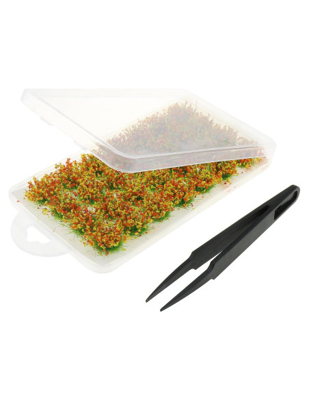 28 Grupos de Hierba Plástica ZZHXSM 14x10mm para Dioramas 28 Grupos de Hierba Plástica ZZHXSM 14x10mm para Dioramas