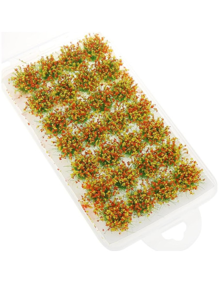 28 Grupos de Hierba Plástica ZZHXSM 14x10mm para Dioramas 28 Grupos de Hierba Plástica ZZHXSM 14x10mm para Dioramas
