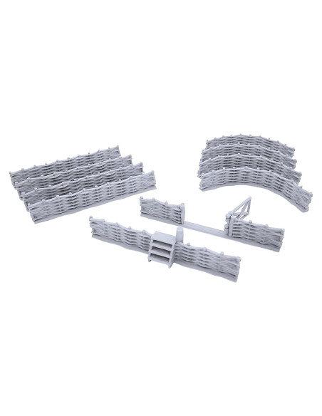 Cerca Wattle Terrain4Print EnderToys 10 piezas 3D RPG 28mm Cerca Wattle Terrain4Print EnderToys 10 piezas 3D RPG 28mm