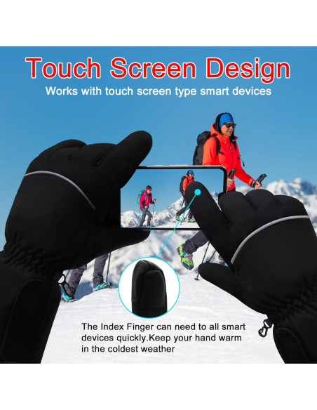 Guantes Calentados Eléctricos GEMSTONEGO Impermeables Talla L Guantes Calentados Eléctricos GEMSTONEGO Impermeables Talla L