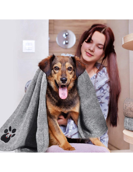 Toallas para Perros Dogvingpk Microfibra 36x28cm Paquete 2 Toallas para Perros Dogvingpk Microfibra 36x28cm Paquete 2