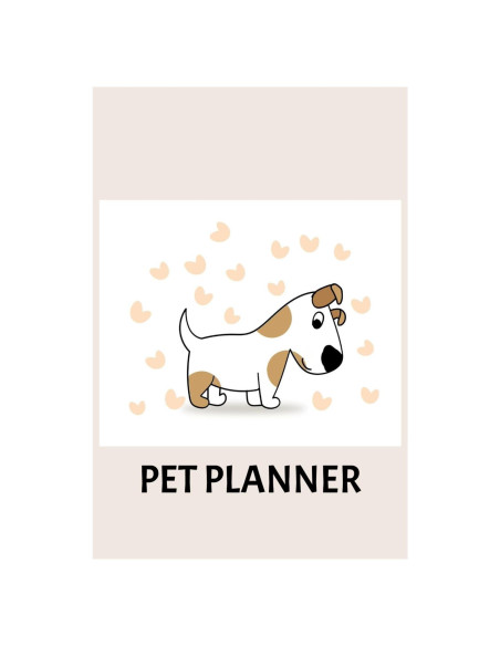Planificador de Mascotas Tapa Blanda 365 Páginas Planificador de Mascotas Tapa Blanda 365 Páginas