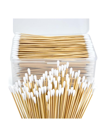 Hisopos de Algodón Guntechkit 600 Puntas para Limpieza Hisopos de Algodón Guntechkit 600 Puntas para Limpieza