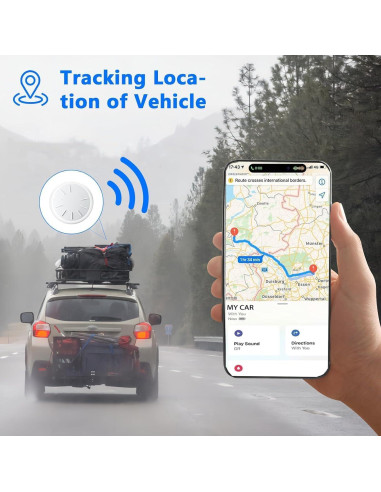 Rastreador GPS HONGTOP para coche con funda magnética