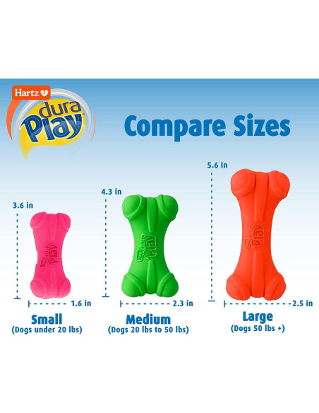 Hartz DuraPlay Juguetes para Perros Medianos 3 Piezas Hartz DuraPlay Juguetes para Perros Medianos 3 Piezas
