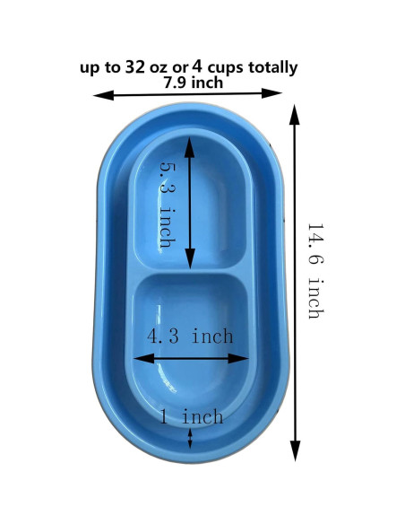 Tazón de Comida Ant Away 1.89 L para Perros y Gatos With You6688 Tazón de Comida Ant Away 1.89 L para Perros y Gatos With You6688