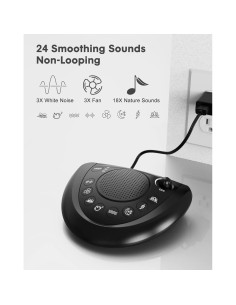 Máquina de Ruido Blanco Mesqool MQL-CR1007 24 Sonidos 2