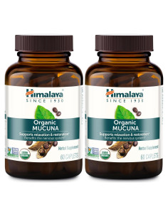 Suplemento Herbal Mucuna Orgánico Himalaya 600 mg 120 Capletas