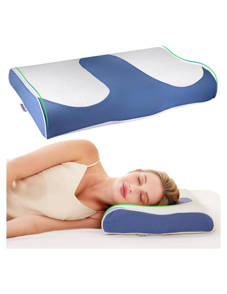 Almohada cervical PACJOY espuma viscoelástica 8.6 cm Almohada cervical PACJOY espuma viscoelástica 8.6 cm