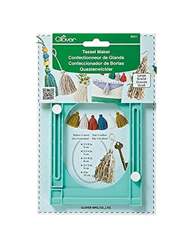 Creador de Borlas Grande Clover Verde - Kit de Manualidades