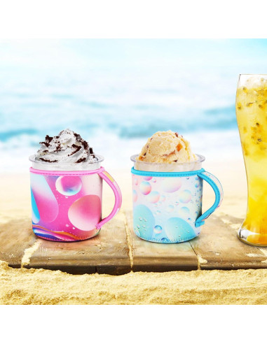 4Pack Mangas Neopreno Aislantes Snowso 16oz Colores Moda