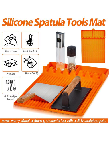 Alfombrilla de Silicona ISSEVE 40x29 cm para Parrilla BBQ