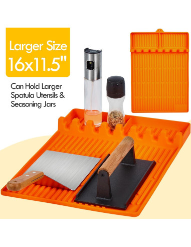 Alfombrilla de Silicona ISSEVE 40x29 cm para Parrilla BBQ