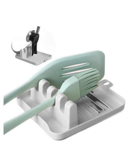 Soporte para Utensilios de Cocina Junvaia con Almohadilla Soporte para Utensilios de Cocina Junvaia con Almohadilla